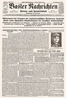Gelb: 1940 Basler Nachrichten Evacuation of Dunkirk