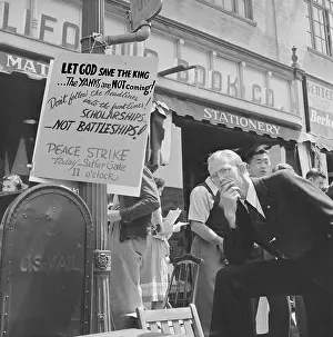 Pacifists: 1940 Peace Strike at Berkeley. University ?