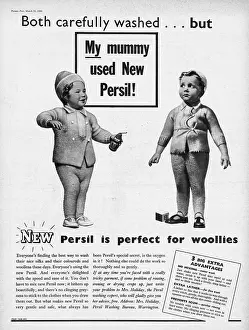 Unilever: 1940 UK Magazine Persil Advert