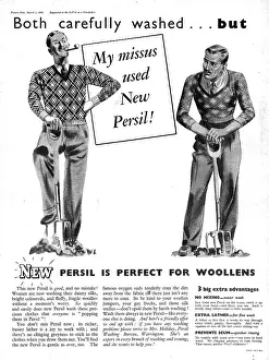 Unilever: 1940 UK Magazine Persil Advert