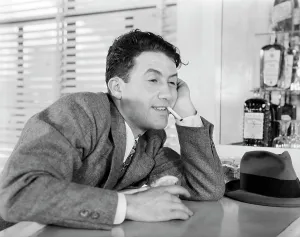 Intoxicated: 1940s 1950s Drunk Man Leaning