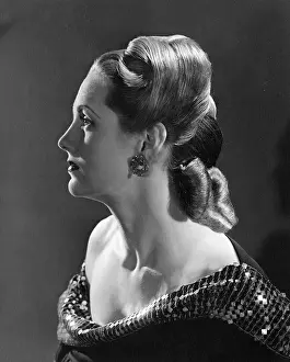 Sequinned: 1940s hairstyle