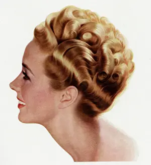Coiffures: 1940s hairstyle