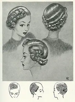 Coiffures: 1940s hairstyles