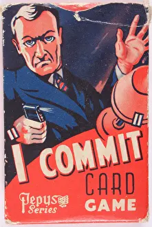 Commit: 1940s, I commit, card game, packaging history