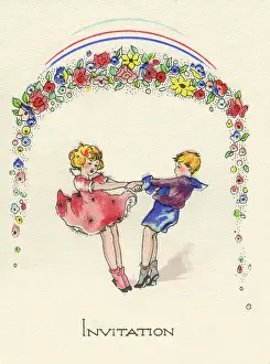 Jive: 1940s party invitation