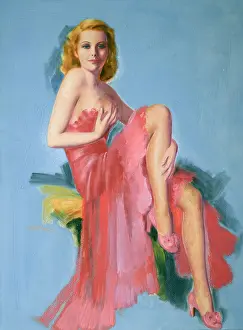 Strapless: 1940s pin-up by Wilton Williams