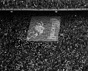 Coordinating: 1940s Stadium Crowd With Organized