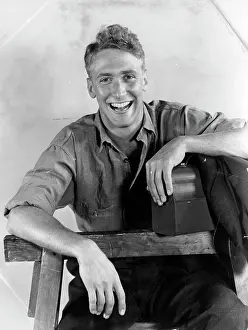 Exuberant: 1940s Wavy Haired Smiling Young