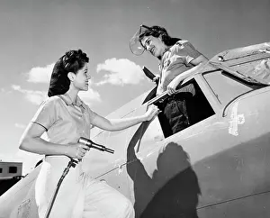 Riveter: 1940s Two Women Wartime Workers