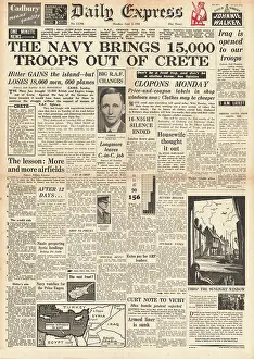 Rashid: 1941 Daily Express Crete evacuated by British Forces