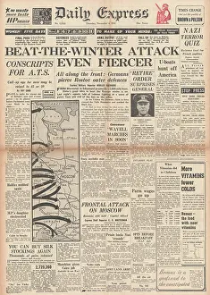 U Boats: 1941 Daily Express Fierce battles on the Eastern Front