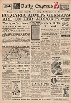 Cyrene: 1941 Daily Express German Forces in Bulgaria