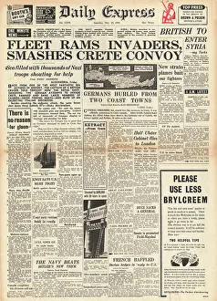 U Boats: 1941 Daily Express Naval battle for Crete