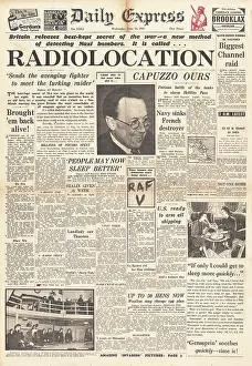 Capuzzo: 1941 Daily Express Radiolocation to detect German Bombers