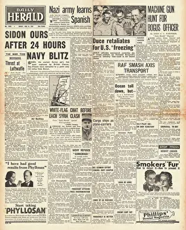 Weygand: 1941 Daily Herald British Forces capture Sidon