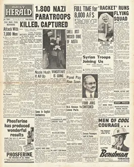 Kreta: 1941 Daily Herald German forces invade Crete