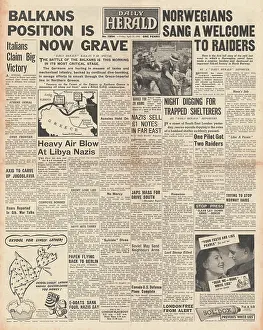 Diredawa: 1941 Daily Herald Heavy fighting around Libya