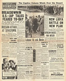 Mariupol: 1941 Daily Herald US - Japan talks break down