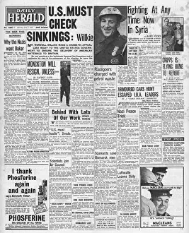Mosul: 1941 Daily Herald USaid to Britain