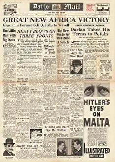 Sealion: 1941 Daily Mail British forces capture Cyrene