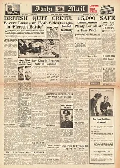 Rashid: 1941 Daily Mail Crete evacuated by British Forces