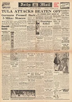 Huntziger: 1941 Daily Mail German Army attack held at Tula
