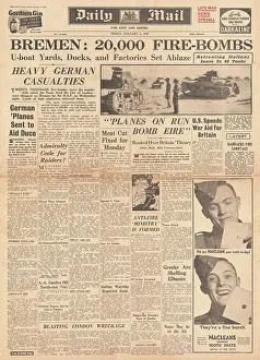 Luckner: 1941 Daily Mail RAF Bomb Bremen