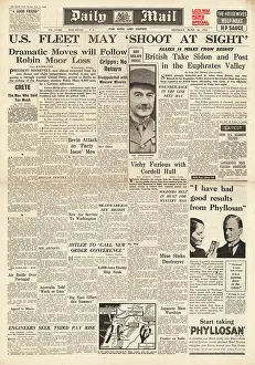 Weygand: 1941 Daily Mail Roosevelt protests over sinking of SS Robin