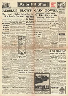 Indo China: 1941 Daily Mail Russian counter Attacks against German Force