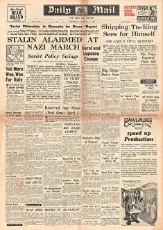 Dill: 1941 Daily Mail Soviet concern at German troops in Bulgaria
