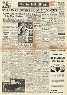 Dentz: 1941 Daily Mail Stalin appoints three new Commanders