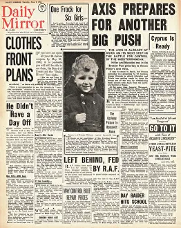Freyberg: 1941 Daily Mirror Axis aim for control of Mediterranean
