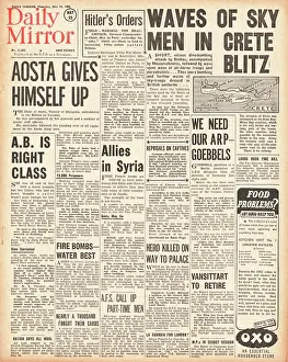 Aosta: 1941 Daily Mirror Battle for Crete