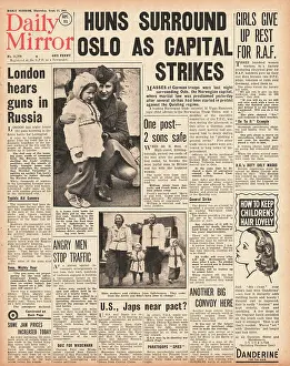 Lebb: 1941 Daily Mirror German Forces surround Oslo