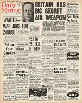 Weygand: 1941 Daily Mirror Radiolocation to detect German Bombers