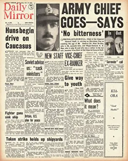 Dill: 1941 Daily Mirror Re-shuffle in high command of the British