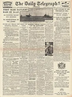 Taranto: 1941 Daily Telegraph First RAF mass daylight raid