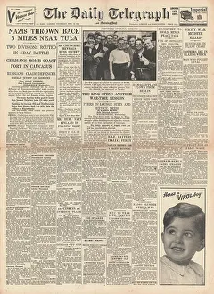 Huntziger: 1941 Daily Telegraph German Army attack held at Tula