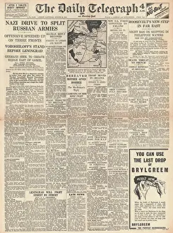 Lebb: 1941 Daily Telegraph German Drive to split Russian Army