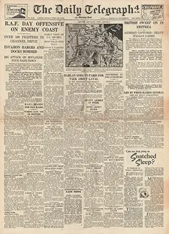 Barce: 1941 Daily Telegraph RAF offensive on enemy coast