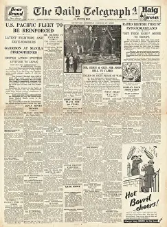 Averell: 1941 Daily Telegraph US sends bombers to the Pacific