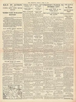 Harar: 1941 The Observer British Army battle German forces in Gre