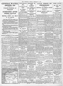 Cyrene: 1941 The Observer British Forces capture Benghazi