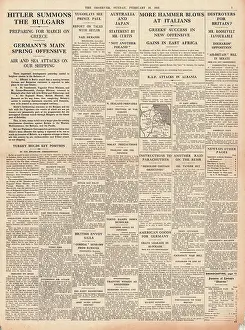 Willkie: 1941 The Observer Hightened tension in the Balkans