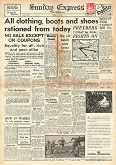 Freyberg: 1941 Sunday Express Rationing of clothes