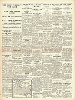 Epirus: 1941 The Times Allied Forces withdraw from Greece