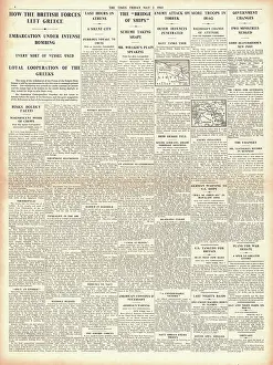 Epirus: 1941 The Times Allied Forces withdraw from Greece