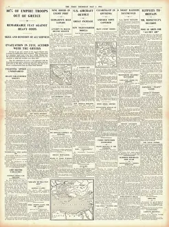Epirus: 1941 The Times Allied Forces withdraw from Greece
