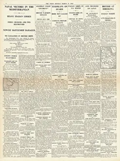 Zara: 1941 The Times Battle of Cape Matapan